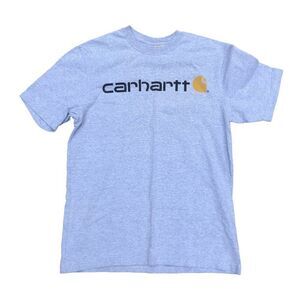 Big Logo Carhartt Shirt Gray Medium